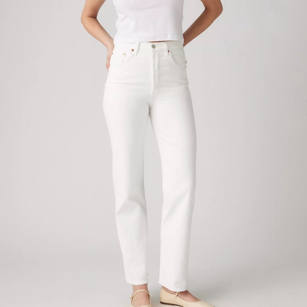 Levi’s Ribcage Straight Ankle Jeans - Cloud Over (25)